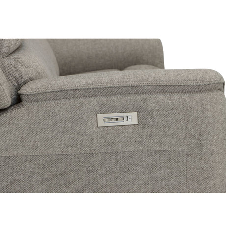 Henry Power Reclining Sofa With Power Headrests & Lumbar - Fog | Flexsteel