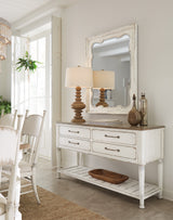 Americana Landscape Mirror - White by Hooker Furniture - View 3