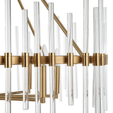Crystal Stick 8 Light Chandelier Brass - Bronze by Uttermost - View 13