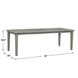 Forsyth Outdoor Dining Table - Dark Gray by Uttermost - View 10