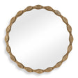 Marietta Round Brass Mirror - Gold by Uttermost - View 1