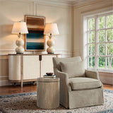 Sonnet Round Side Table - Dark Gray / Light Brown by Hooker Furniture - View 4