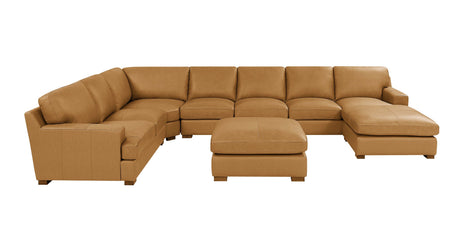 Leather Match Large Seating Modular Sectional - sold by Home Elegance USA