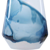 Windswept 1 Light Mini Pendant Blue & White - Blue / Silver by Uttermost - View 7