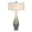 Cardoni Glass Table Lamp - Bronze / Beige by Uttermost - View 1