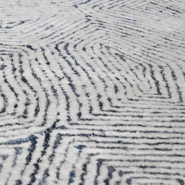 Maze 8 X 10 Rug - Blue / Beige by Uttermost - View 1