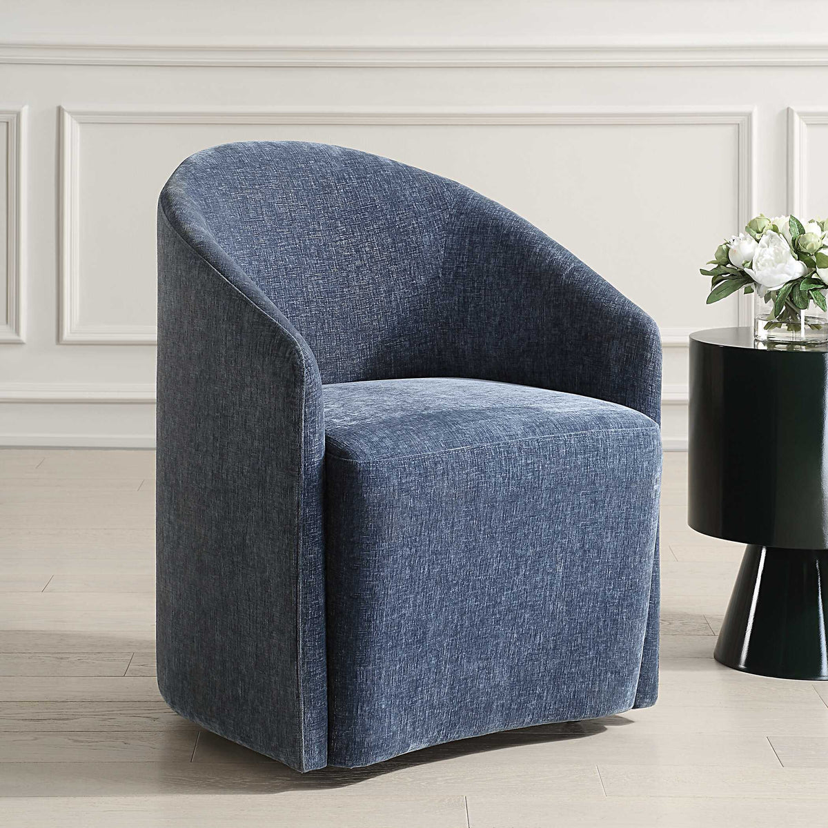 Harbor Dining Chair - Blue by Uttermost - View 3