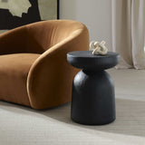 Hurlee Outdoor Accent Table - Black by Uttermost - View 2