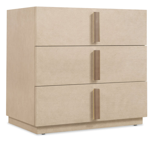 Westwood 3-Drawer Nightstand - Beige by Hooker Furniture - View 1