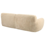 Abide Rounded Sheepskin Sofa - Beige by Uttermost - View 6