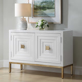 Aiken 2 Door Cabinet - White by Uttermost - View 3