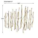 Nature's Rhythm Metal Wall Decor - Gold by Uttermost - View 4