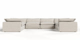 Garman - Modern Light Grey Modular Sectional Sofa-8-Piece Sectional - View Image 1