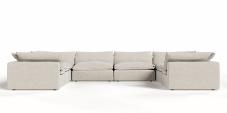 Garman - Modern Light Grey Modular Sectional Sofa-8-Piece Sectional - View Image 1