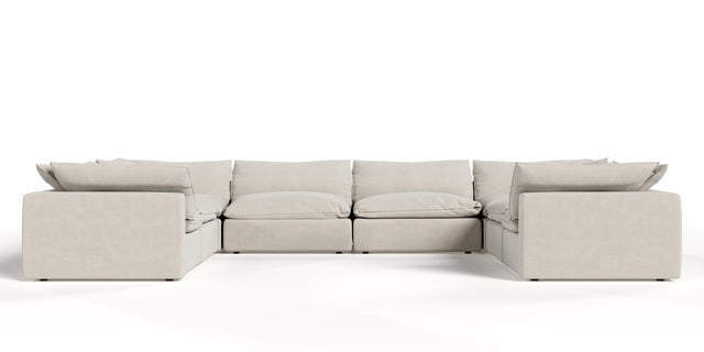 Garman - Modern Light Grey Modular Sectional Sofa-8-Piece Sectional - View Image 1