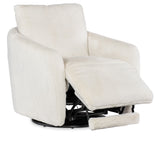 Bonnie Swivel Chair With Power Footrest - White by Hooker Furniture - View 7