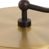 Irwin Floor Lamp Curved Brass - Bronze by Uttermost - View 6