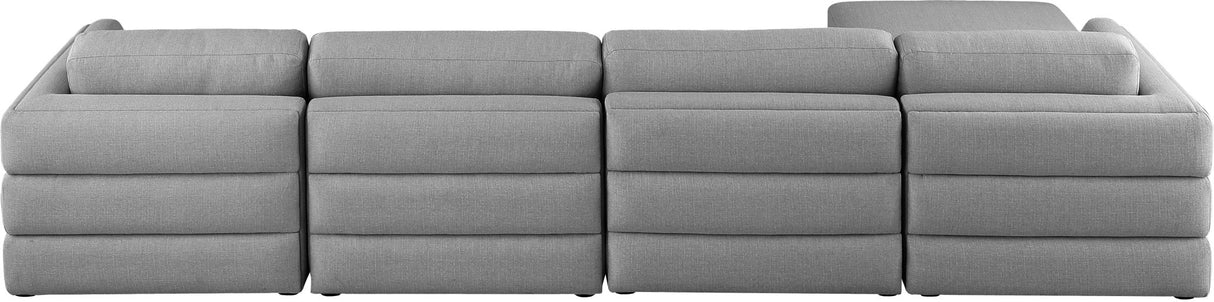 Beckham - Modular Sectional 5 Piece - Gray | Home Elegance USA