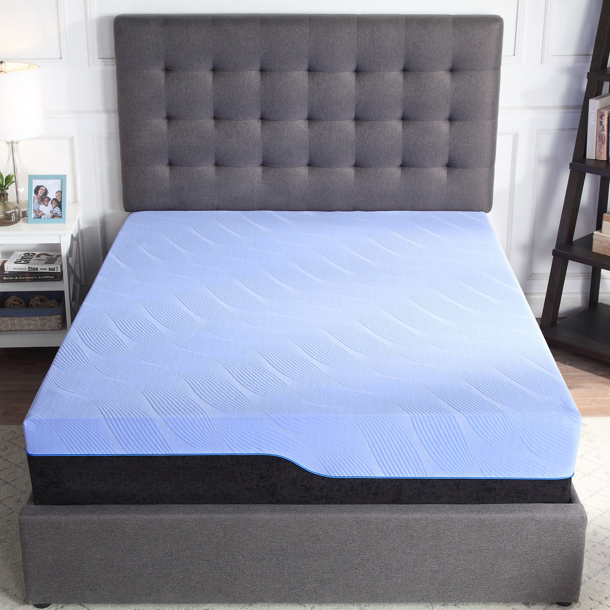 Realcozy 12" Queen Made In America Coil and Memory Foam Hybrid Mattress - Home Elegance USA