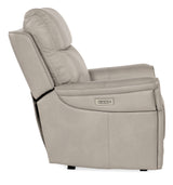 Lyra Zero Gravity Power Recliner WithPower Headrest - Light Gray by Hooker Furniture - View 6