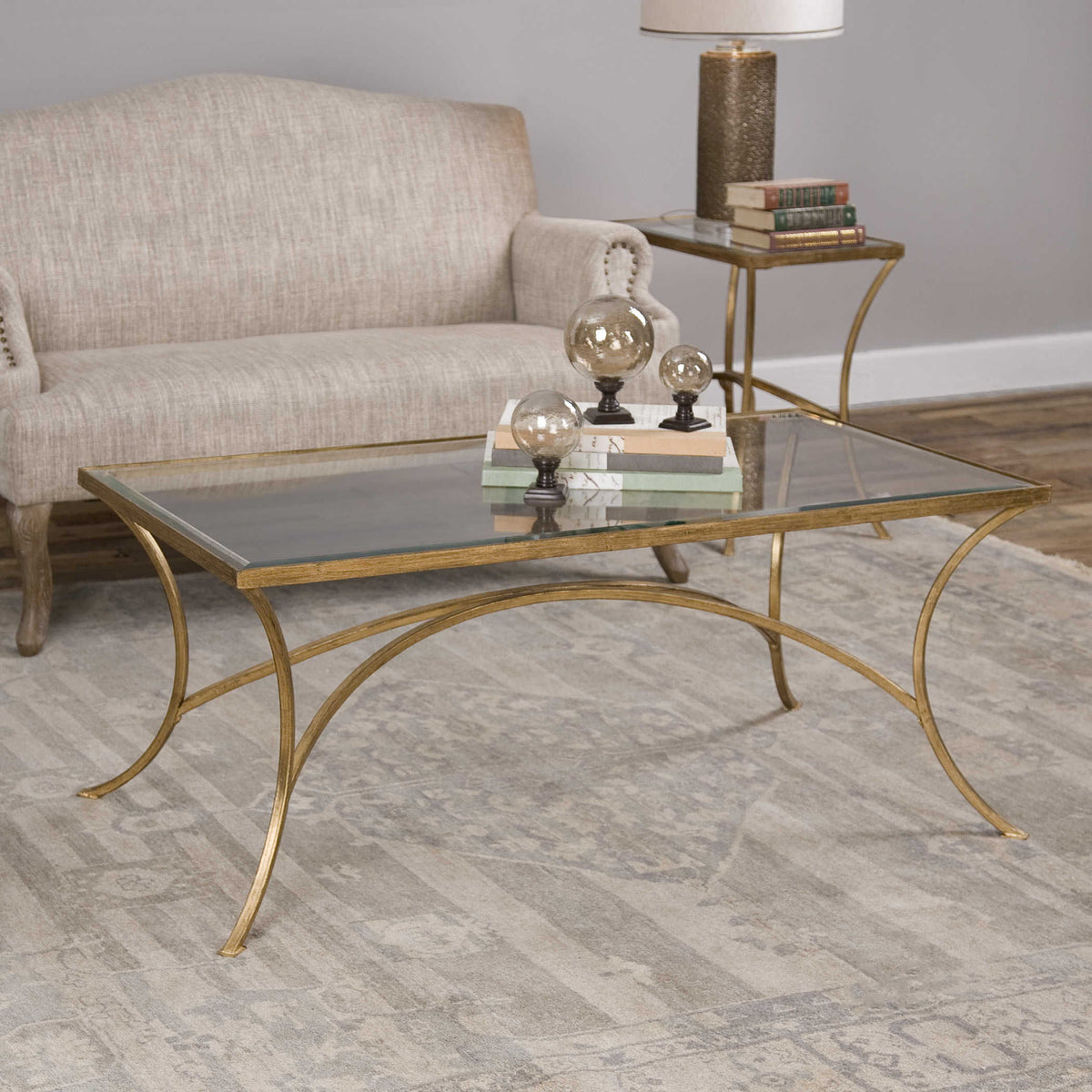Alayna Coffee Table - Gold by Uttermost - View 2