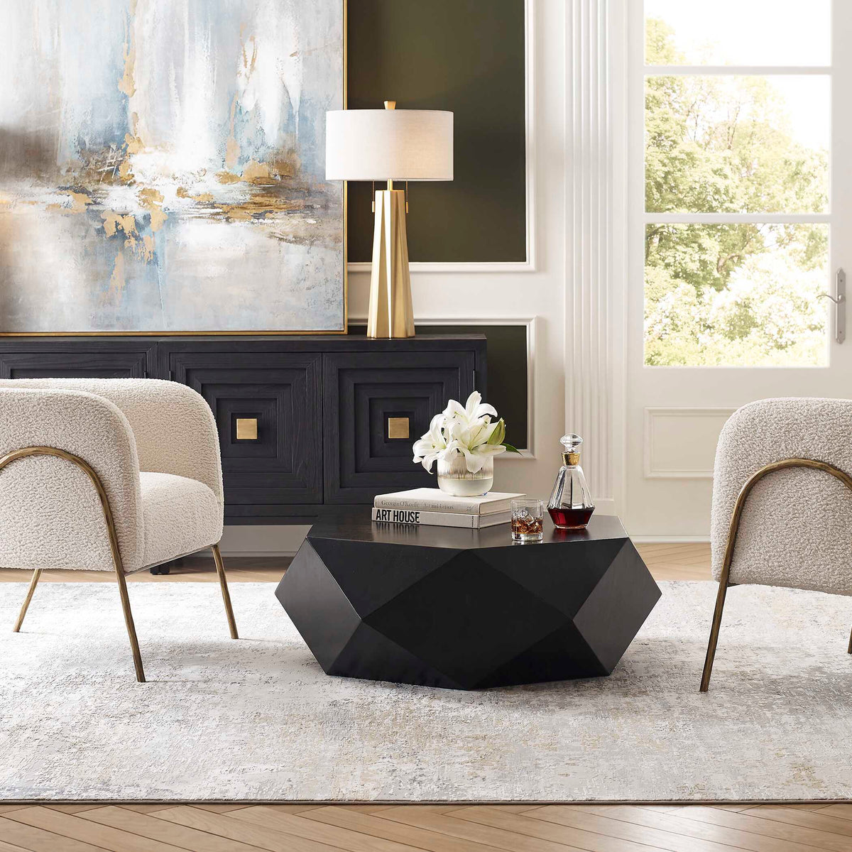 Maris Table Lamp - Gold / Beige by Uttermost - View 6