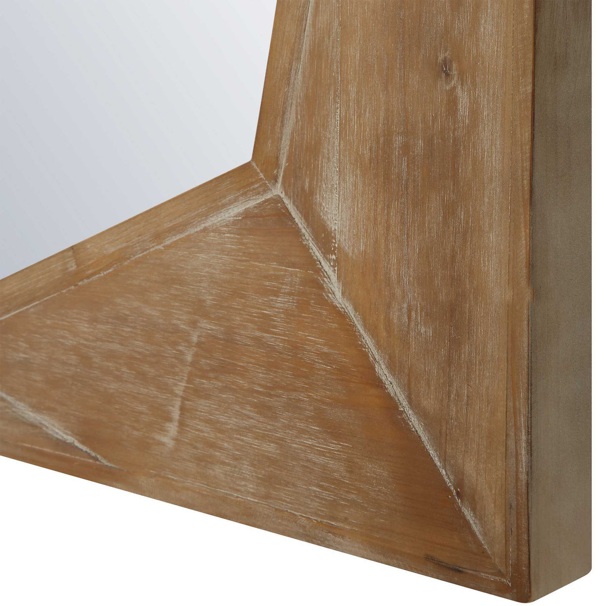 Marquise Wood Mirror Natural - Light Brown by Uttermost - View 5