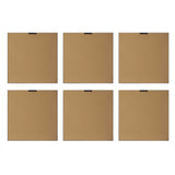 Fresh Start Red Abstract Prints (Set of 6) by Uttermost - View 7
