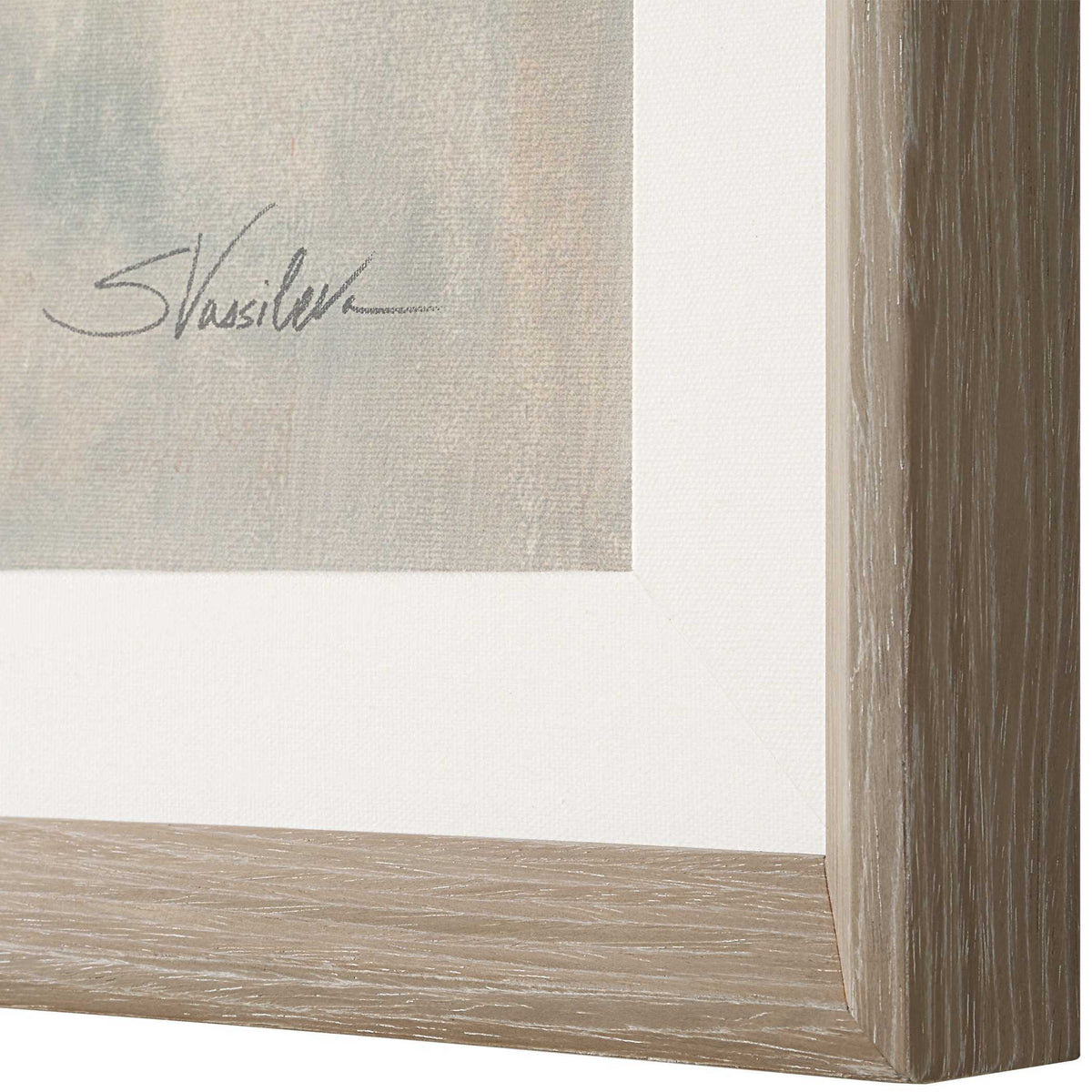 Uphill Framed Abstract Print - Light Brown by Uttermost - View 6