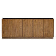 Kelvin 5 Door Wood Media Console - Light Brown by Uttermost - View 1