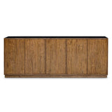 Kelvin 5 Door Wood Media Console - Light Brown by Uttermost - View 1