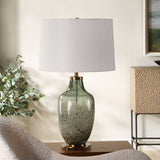 Chianti Olive Glass Table Lamp - Green by Uttermost - View 3