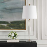 Colette White Stone Table Lamp by Uttermost - View 3