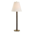 Gallus Wood Spheres Table Lamp Brown / Woodtone - Dark Brown / White by Uttermost - View 1
