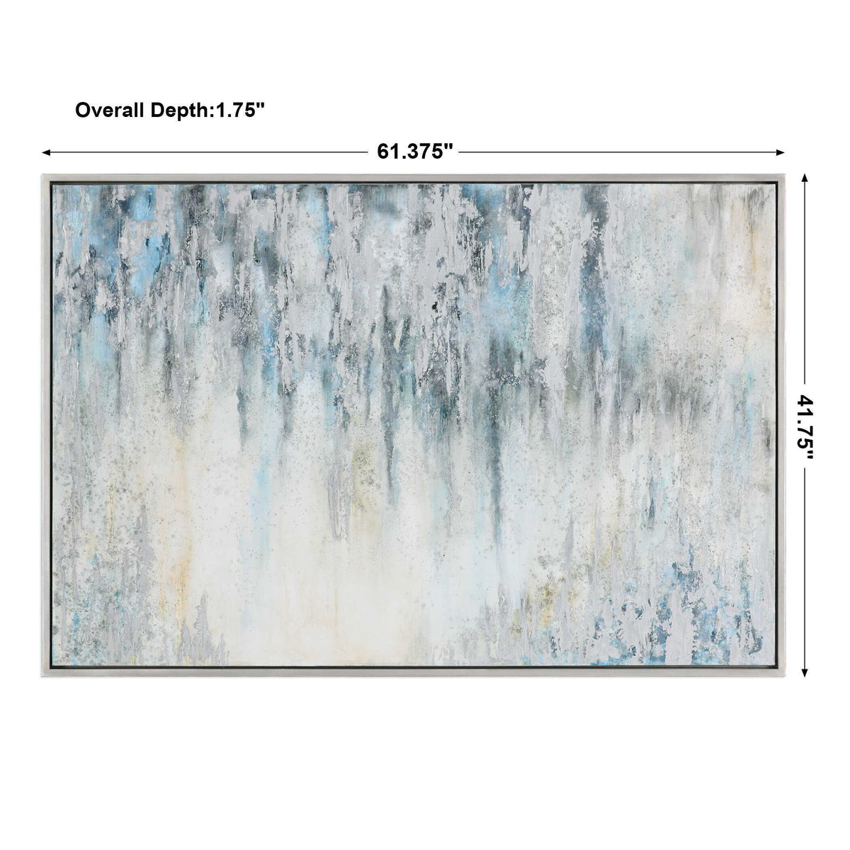 Overcast Abstract Art - Blue by Uttermost - View 3