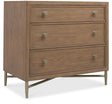 Sonnet Three-Drawer Nightstand - Dark Gray / Light Brown by Hooker Furniture - View 1