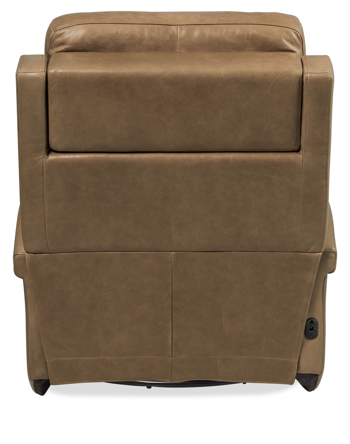 Kaufman ZG Swivel Power Recliner With Pop-Up Headrest - Light Brown by Hooker Furniture - View 13