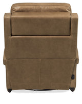 Kaufman ZG Swivel Power Recliner With Pop-Up Headrest - Light Brown by Hooker Furniture - View 13