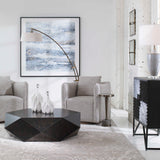 Corben Swivel Chair - Gray by Uttermost - View 5