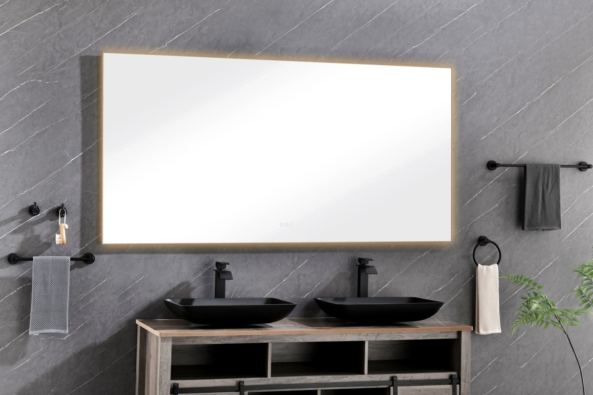 72x 36Inch LED Mirror Bathroom Vanity Mirror with Back Light, Wall Mount Anti - Fog Memory Large Adjustable Vanity Mirror - W1272103529 - image - 14