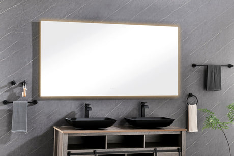 72x 36Inch LED Mirror Bathroom Vanity Mirror with Back Light, Wall Mount Anti - Fog Memory Large Adjustable Vanity Mirror - W127253476 - image - 14