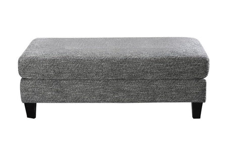Gray Chenille 5pc Sectional Set Living Room Furniture Pillows Armless Chair Ottoman Chaise Plush Couch Sectionals - sold by Home Elegance USA