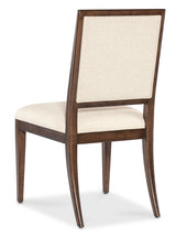 Archives Upholstered Side Chair - Beige / Dark Brown by Hooker Furniture - View 4