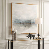 Foggy Morning Abstract Art - Light Brown by Uttermost - View 3
