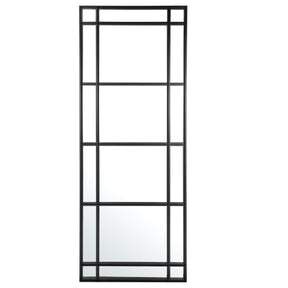 Atticus Large Rectangular Mirror - Black by Uttermost - View 1