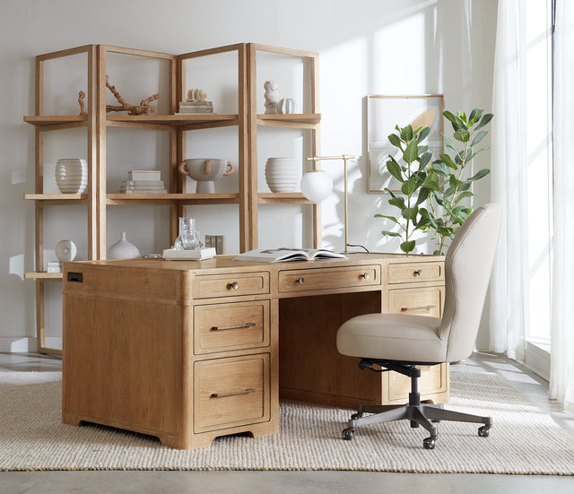 Retreat Folding Etagere - Beige by Hooker Furniture - View 2