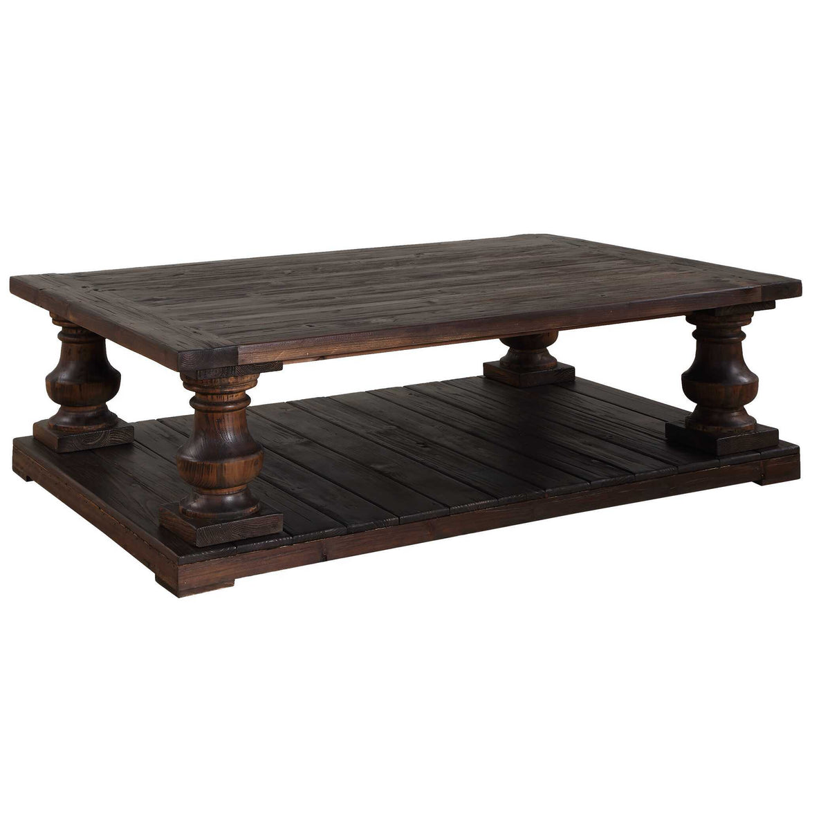 Stratford Coffee Table Walnut - Dark Brown by Uttermost - View 4