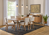 Millwork Rectangular Dining Table - Light Brown | Flexsteel
