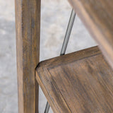 Delancey Weathered Oak Etagere - Dark Brown by Uttermost - View 5