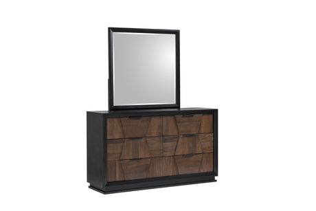 Houston Traditional Style Queen 5 Piece Bedroom Set in Walnut - sold by Home Elegance USA